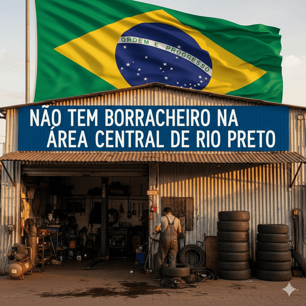 Pneu de motocicleta furado na região central de rio preto pode representar uma grande dor de cabeça;