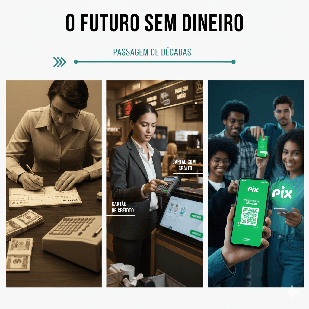 Corram porque o dinheiro de papel está acabando