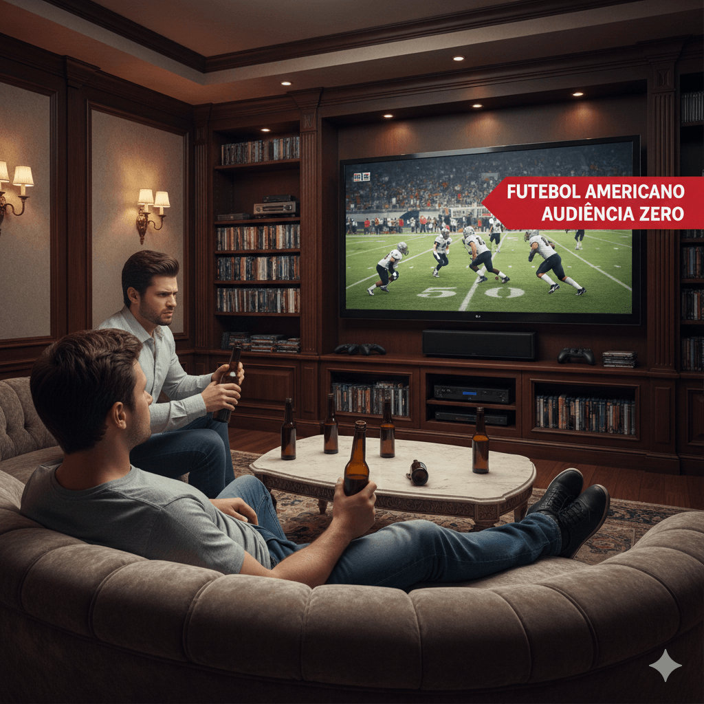 Futebol americano aqui no brasil é piada isso